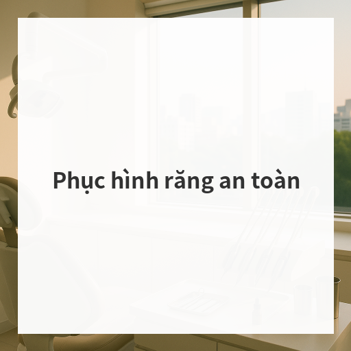 Phục hình răng an toàn