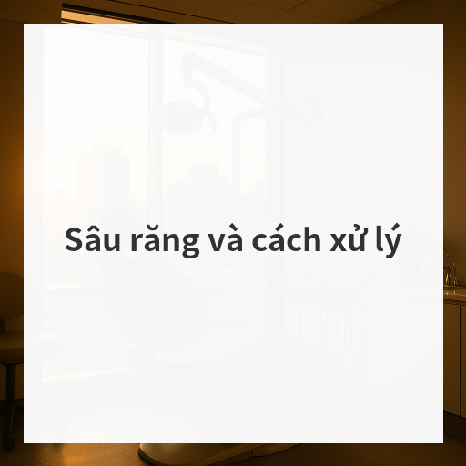 Sâu răng và cách xử lý